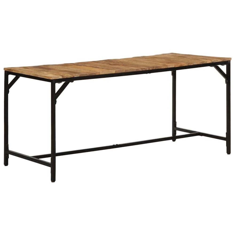 vidaXL Masa de sufragerie 160x80x75 cm lemn masiv Mango brut