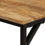 vidaXL Masa de sufragerie 160x80x75 cm lemn masiv Mango brut