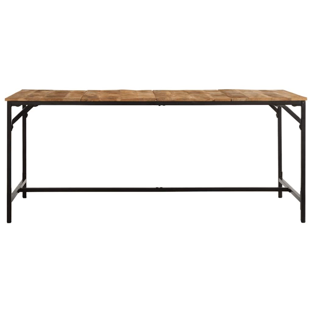 vidaXL Masa de sufragerie 180x90x75 cm Lemn masiv Mango brut