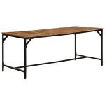 vidaXL Masa de sufragerie 180x90x75 cm Lemn masiv Mango brut