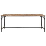 vidaXL Masa de sufragerie 200x100x75 cm lemn masiv de mango brut