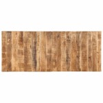 vidaXL Masa de sufragerie 220x90x75 cm Lemn masiv Mango brut