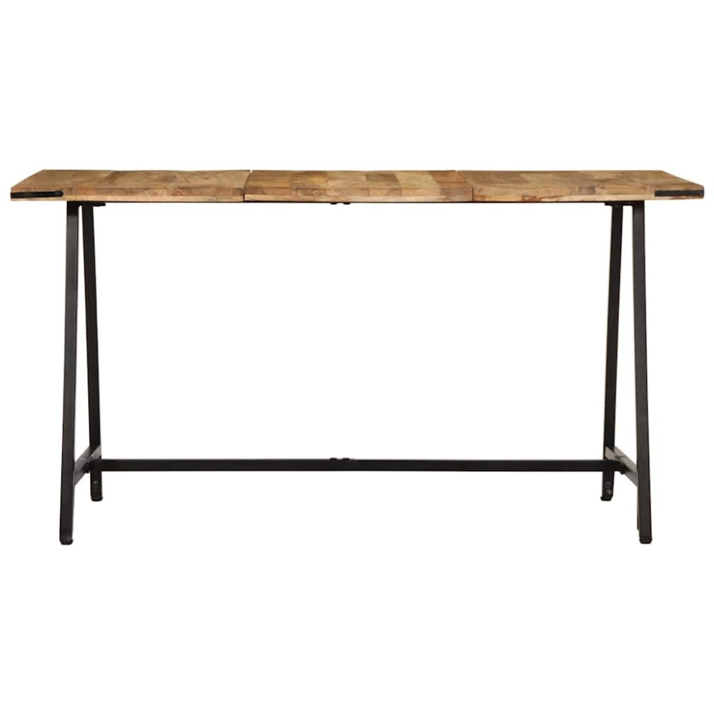 vidaXL Masă de bucătărie, 140x70x75 cm, lemn masiv de mango