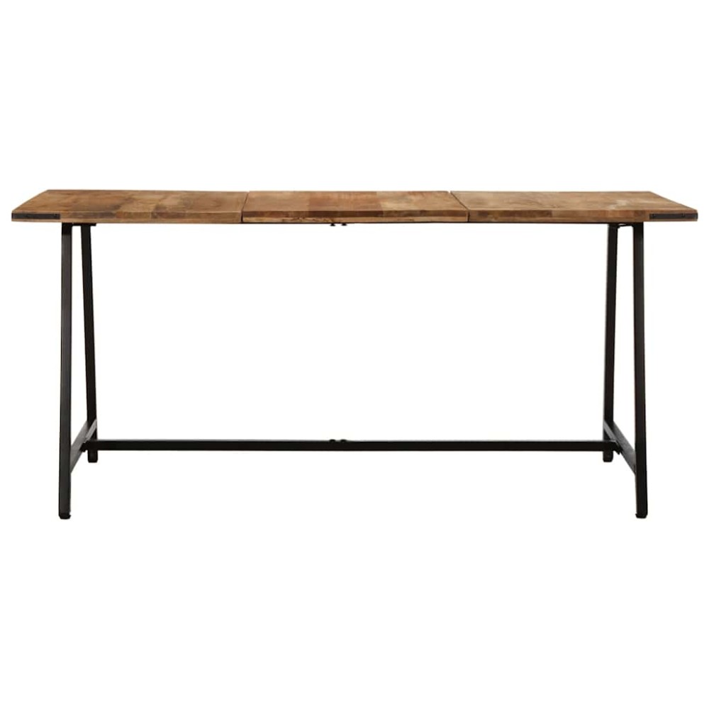 vidaXL Masă de bucătărie, 160x80x75 cm, lemn masiv de mango