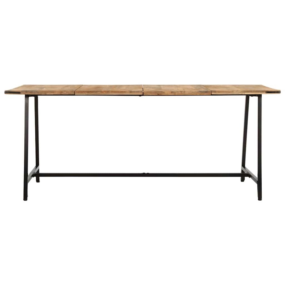 vidaXL Masă de bucătărie, 180x90x75 cm, lemn masiv de mango
