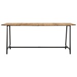 vidaXL Masă de bucătărie, 180x90x75 cm, lemn masiv de mango vidaXL Masă de bucătărie, 180x90x75 cm, lemn masiv de mango