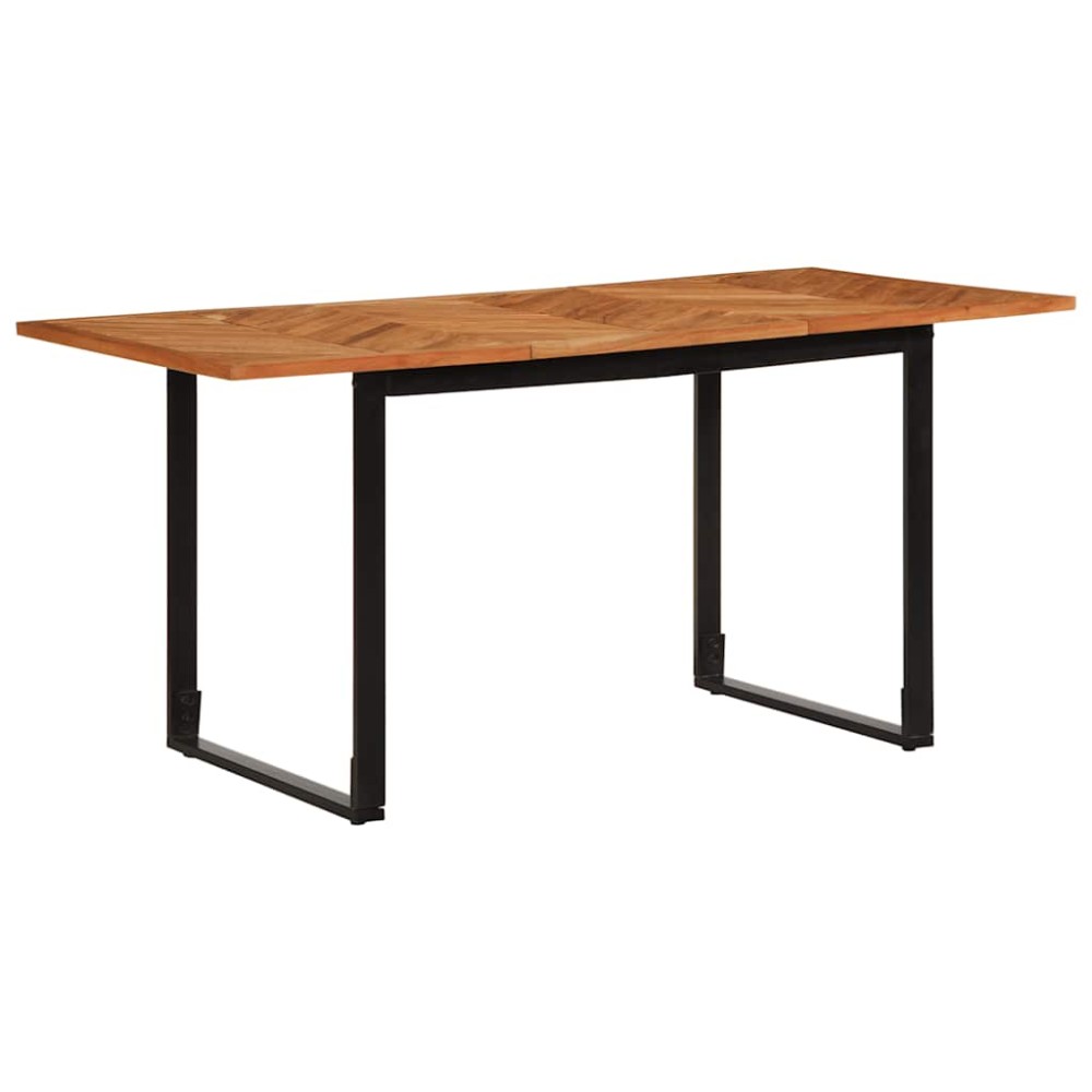 vidaXL Masa de sufragerie 160x80x75 cm din lemn masiv de salcam