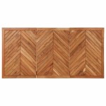 vidaXL Masa de sufragerie 160x80x75 cm din lemn masiv de salcam