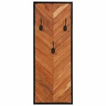 vidaXL Rafturi pentru haine 2 buc 35x1x90 cm din lemn masiv de salcâm vidaXL Rafturi pentru haine 2 buc 35x1x90 cm din lemn masiv de salcâm