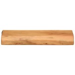vidaXL Rafturi de perete, 2 buc., 30x20x3,5 cm, lemn masiv de acacia