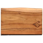 vidaXL Rafturi de perete, 2 buc., 30x20x3,5 cm, lemn masiv de acacia