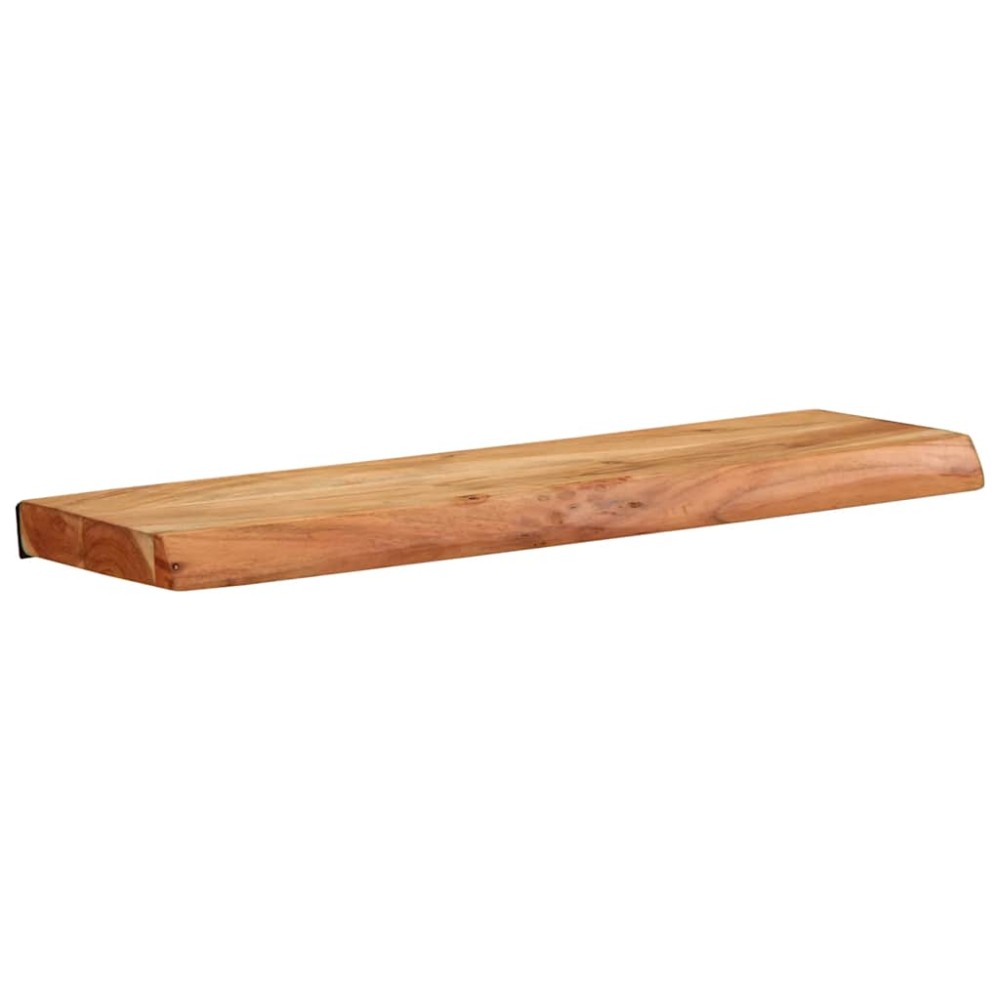 vidaXL Rafturi de perete 2 buc 60x20x3,5 cm Lemn masiv de salcâm