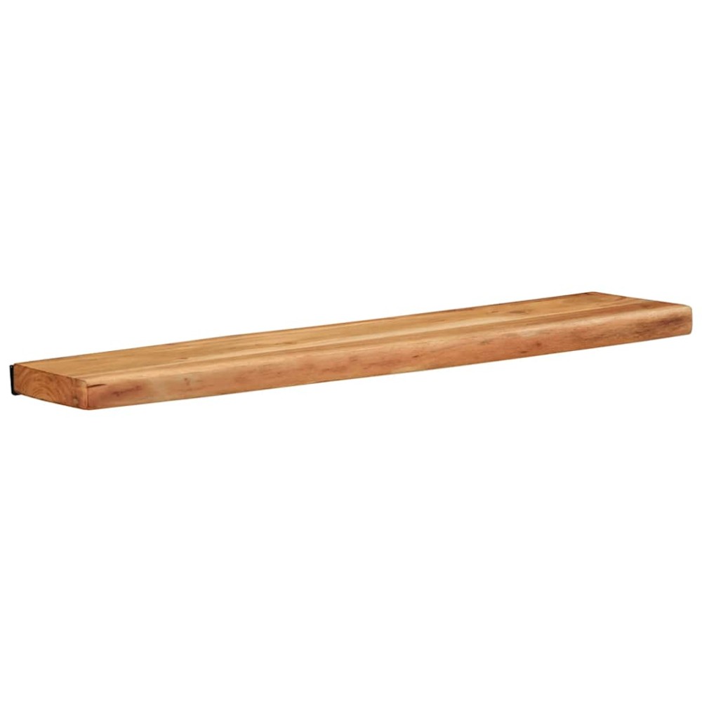 vidaXL Rafturi de perete 2 buc 80x20x3,5 cm Lemn masiv de salcâm