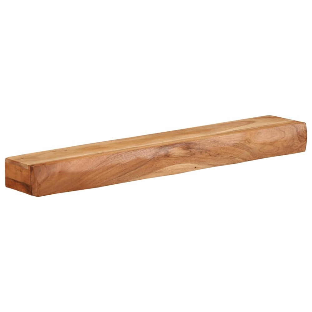 vidaXL Rafturi de perete 2 buc 80x17x8 cm din lemn masiv de salcâm