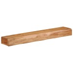 vidaXL Rafturi de perete 2 buc 80x17x8 cm din lemn masiv de salcâm