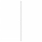 vidaXL Tăblie de pat metalică, alb, 160 cm