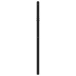 vidaXL Tăblie de pat metalică, negru, 75 cm