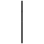 vidaXL Tăblie de pat metalică, negru, 107 cm vidaXL Tăblie de pat metalică, negru, 107 cm