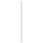 vidaXL Tăblie de pat metalică, alb, 100 cm