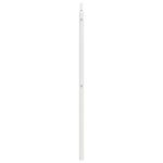 vidaXL Tăblie de pat metalică, alb, 120 cm