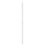 vidaXL Tăblie de pat metalică, alb, 150 cm
