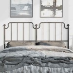 vidaXL Tăblie de pat metalică, negru, 150 cm vidaXL Tăblie de pat metalică, negru, 150 cm