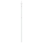 vidaXL Tăblie de pat metalică, alb, 200 cm vidaXL Tăblie de pat metalică, alb, 200 cm