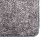 vidaXL Covor lavabil, gri, 150x230 cm, antiderapant