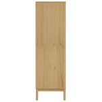 vidaXL Șifonier "FLORO", maro ceruit, 77x53x171 cm, lemn masiv pin