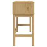 vidaXL Măsuță consolă FLORO maro ceară 89,5x36,5x73 cm lemn masiv pin vidaXL Măsuță consolă FLORO maro ceară 89,5x36,5x73 cm lemn masiv pin