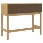 vidaXL Măsuță consolă FLORO maro ceară 89,5x36,5x73 cm lemn masiv pin vidaXL Măsuță consolă FLORO maro ceară 89,5x36,5x73 cm lemn masiv pin