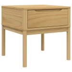 vidaXL Măsuță de veioză FLORO maro ceară 55x55x54 cm lemn masiv pin vidaXL Măsuță de veioză FLORO maro ceară 55x55x54 cm lemn masiv pin