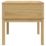 vidaXL Măsuță de veioză FLORO maro ceară 55x55x54 cm lemn masiv pin vidaXL Măsuță de veioză FLORO maro ceară 55x55x54 cm lemn masiv pin