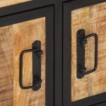 vidaXL Măsuță de cafea, 80x50x40 cm, lemn masiv de mango brut