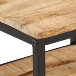 vidaXL Măsuță de cafea, 55x55x45 cm, lemn masiv de mango brut