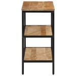 vidaXL Masă consolă, 70x35x70 cm, lemn masiv de mango brut