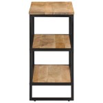 vidaXL Masă consolă, 70x35x70 cm, lemn masiv de mango brut