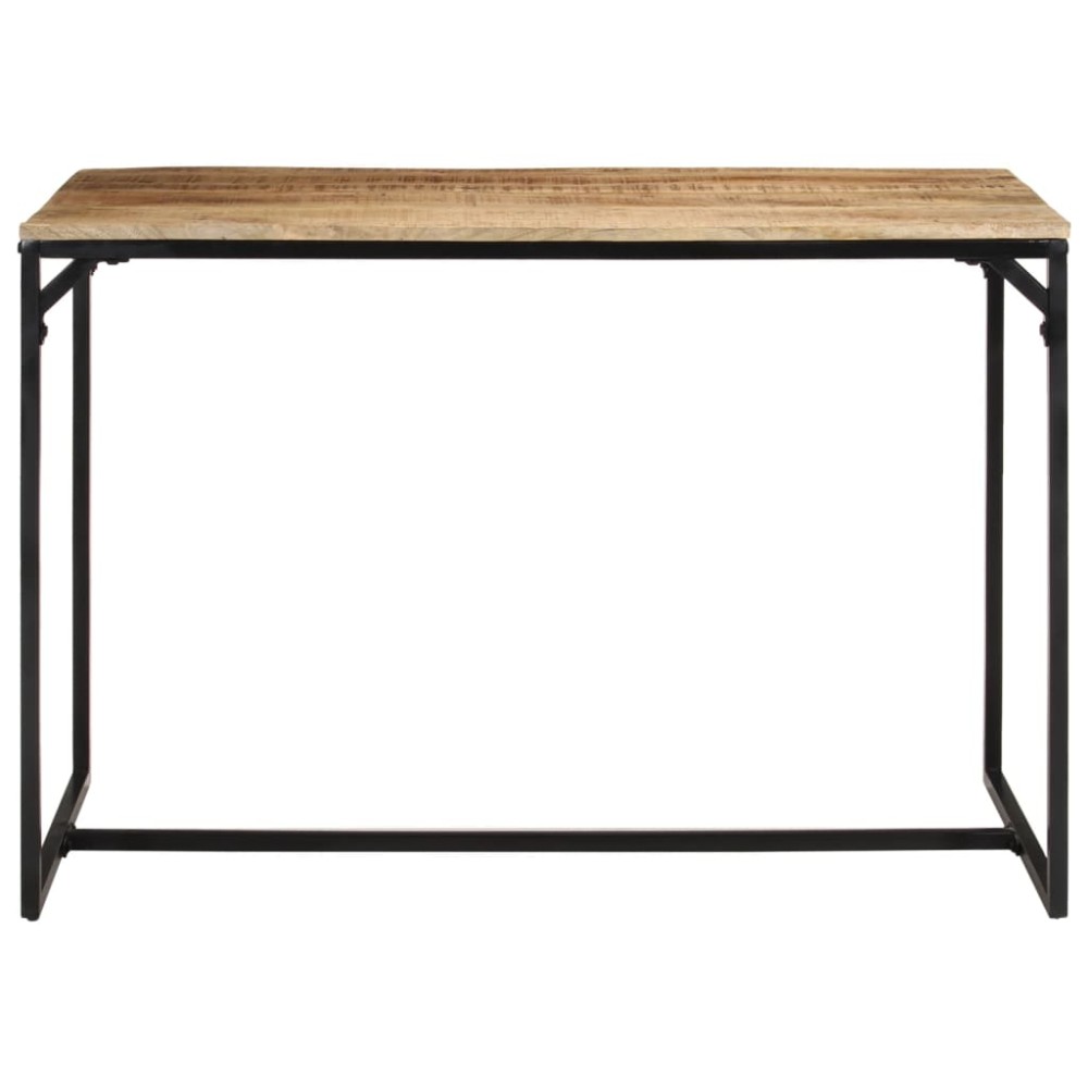 vidaXL Masă de bucătărie, 110x55x75 cm, lemn masiv de mango brut