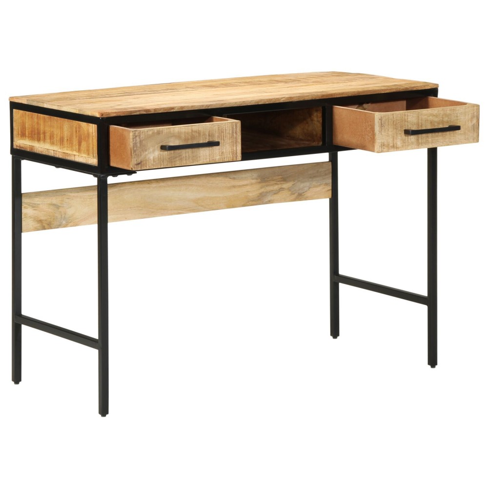 vidaXL Birou 100x50x75 cm din lemn masiv de mango brut