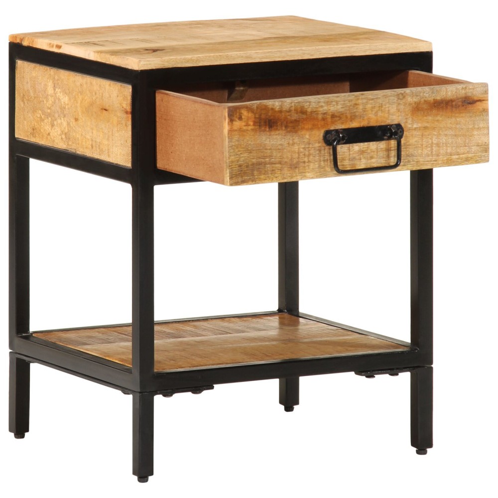 vidaXL Dulap de noapte Maro 40 x 35 x 50 cm Lemn masiv de mango