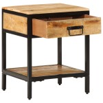 vidaXL Dulap de noapte Maro 40 x 35 x 50 cm Lemn masiv de mango