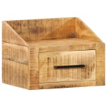 vidaXL Dulap de noapte Maro 40 x 30 x 30 cm Lemn masiv de mango