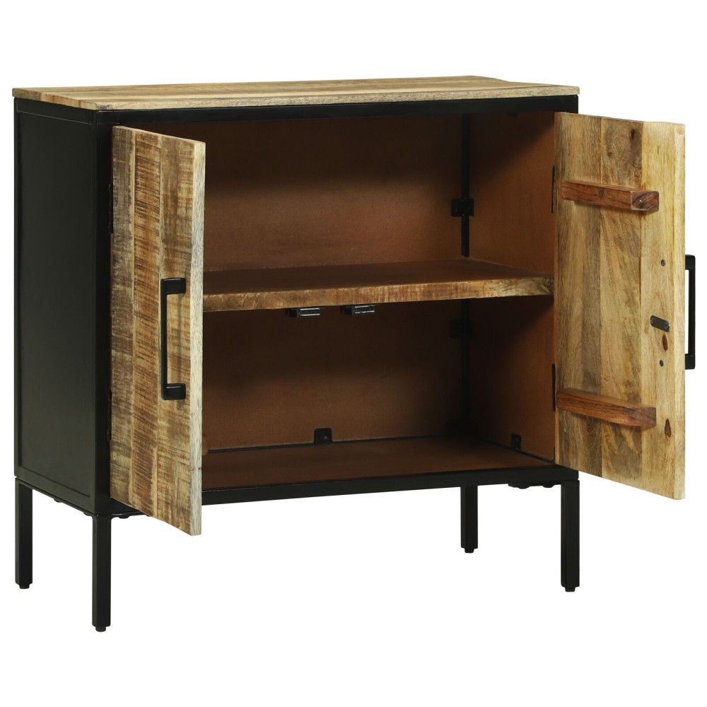 vidaXL Bufet 70 x 35 x 70 cm din lemn masiv brut de mango