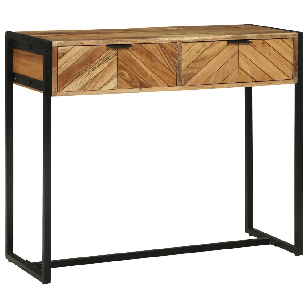 vidaXL Masă Consolă 90x35x75 cm Lemn Masiv Acacia