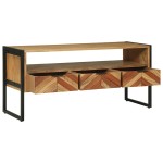 vidaXL Cabinet TV 100x35x50 cm Lemn masiv de acacia vidaXL Cabinet TV 100x35x50 cm Lemn masiv de acacia