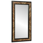 vidaXL Oglindă 90x2x50 cm Lemn solid de acacia