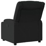 vidaXL Fotoliu rabatabil, negru, material textil vidaXL Fotoliu rabatabil, negru, material textil