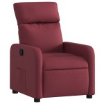 vidaXL Fotoliu rabatabil, roșu vin, material textil vidaXL Fotoliu rabatabil, roșu vin, material textil