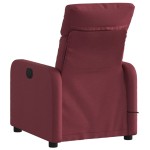 vidaXL Fotoliu de masaj rabatabil, roșu vin, material textil vidaXL Fotoliu de masaj rabatabil, roșu vin, material textil