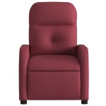 vidaXL Fotoliu rabatabil, roșu vin, material textil vidaXL Fotoliu rabatabil, roșu vin, material textil